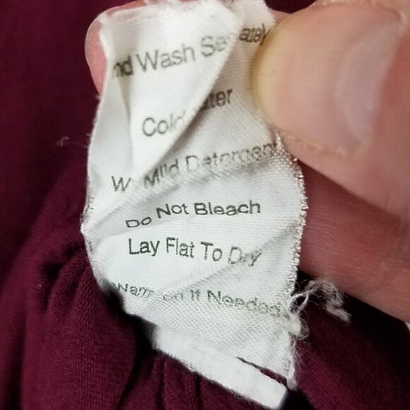 CAbi #570 Lola Merlot Draped Ruched Stretch Top XS - Picture 4 of 6